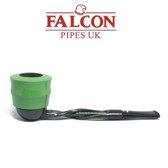 Falcon - Black Shillelagh (Green) with Green Plymouth Bowl 