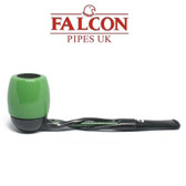 Falcon - Black Shillelagh (Green) with Green Billiard Bowl 