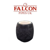 Falcon Bowls - Billiard Meerschaum Lined (Rustic) 