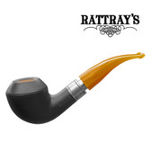 Rattrays - Monarch- Black  178  - 9mm Filter Pipe