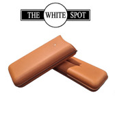 Alfred Dunhill - White Spot - Double Cigar Case -  2 Finger Robusto - Light Brown