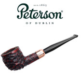 Peterson - Christmas Pipe 2022  - 608 -  Copper Army Rusticated Pipe