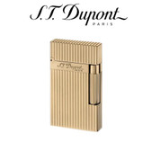 S.T. Dupont - Ligne 2 (Line 2) - Vertical lines - Yellow Gold Lighter