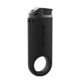 Dissim - Slim Inverted Soft Flame Pipe Lighter - Black Grey