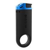 Dissim - Slim Inverted Soft Flame Pipe Lighter - Black Blue