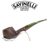 Savinelli - Gianduja - Rusticated 315 - 6mm Filter Pipe