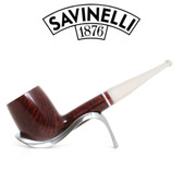 Savinelli - Avorio - Smooth Burgundy 111 - 9mm Filter Pipe