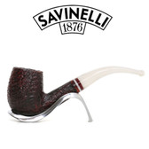 Savinelli - Avorio - Rusticated 606 - 9mm Filter Pipe