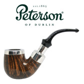 Peterson - Flame Grain X220 - Silver Spigot - Fishtail Pipe