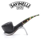 Savinelli - Camouflage Rusticated Black - 316 Pipe - 9mm Filter