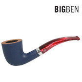 Big Ben - Sylvia 855 - Blue Matte & Red Stem - 9mm Filter