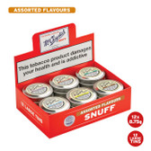 McChrystal's  - Assorted Flavours -  Snuff - 12 x  Large (8.75g) Tins