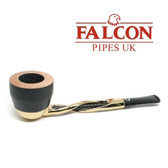 Falcon - Gold Plated Shillelagh Pipe with Dover Bowl