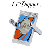 S.T. Dupont - Cigar Cutter & Stand - 24 Hours of Le Mans - Blue & Chrome