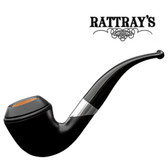 Rattrays - Emblem 155 - Black Smooth  - 9mm Filter Pipe
