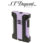 S.T. Dupont - Defi Extreme - Matte Black & Lilac - Single Jet Torch Lighter