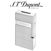 S.T. Dupont - Big D -  Chrome Diamond Head - Flat Flame Turbo Jet Lighter