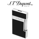 S.T. Dupont - Slimmy -  Black & Chrome - Jet Torch Lighter