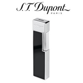 S.T. Dupont - Twiggy -  Black & Chrome - Jet Torch Lighter