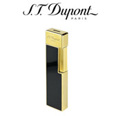 S.T. Dupont - Twiggy -  Black & Gold - Jet Torch Lighter