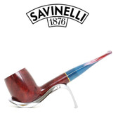 Savinelli -  Vigna 128 - Smooth Marrone - 9mm Filter Pipe