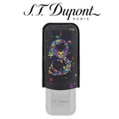 ST Dupont - Dragon Limited Edition Double Cigar Case - for 2 Cigars - Black & Chrome