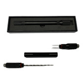 Black Cigar Drill & Puncher - Punch sizes 8mm & 11mm - 78mm Drill