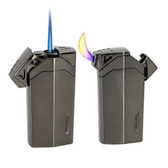 Vector - Guardian - Soft Flame Pipe Lighter & Single Jet Cigar Lighter - Gunmetal