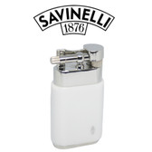 Savinelli - White Pipe Lighter - Angled Soft Flame