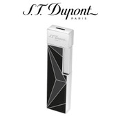 S.T. Dupont - Fire X - Twiggy -  Black & Chrome - Jet Torch Lighter