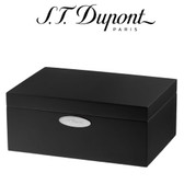 ST Dupont - Matt Black Cigar Humidor - Holds 75 to 100 Cigars