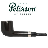 Peterson - Junior Smooth - Lovat - Silver Mounted Fishtail Pipe
