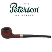 Peterson - Junior Terracotta - Prince - Silver Mounted Fishtail Pipe