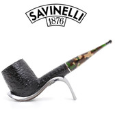 Savinelli - Camouflage Rusticated Black - 111 Pipe - 6mm Filter
