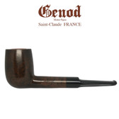 Genod - Brown Briar Straight Dublin Saddle Stem Pipe