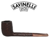 Savinelli - Esploratore Boscaiolo 803 - Rustic Brown Stem Pipe