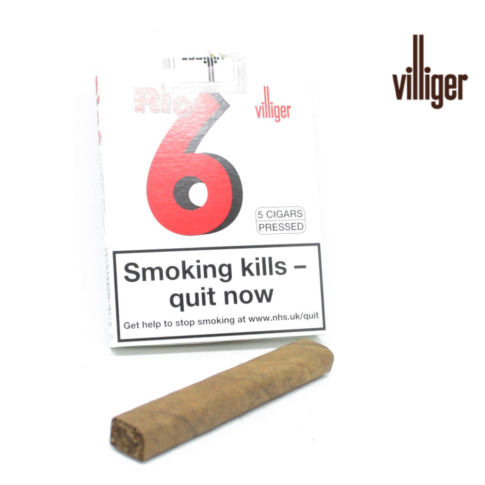 Villiger - Rio 6 Pressed Cigars (Pack of 5)