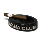 Havana Club Collection Black Cigar Ashtray El Chico Ceramic Ashtray