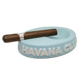 Havana Club Collection Light Blue Cigar Ashtray El Chico Ceramic Ashtray