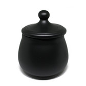 Chacom -  Black Ceramic Tobacco Jar -  Medium