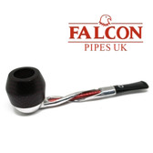 Falcon - Shillelagh (Polished/Red ) with Carbon Fibre Red Bulldog Bowl 