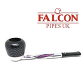 Falcon - Shillelagh (Polished/ Purple ) with Carbon Fibre Purple Genoa Bowl 