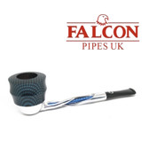 Falcon - Shillelagh (Polished/ Blue) with Carbon Fibre Blue Plymouth Bowl 