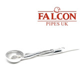 Falcon - Shillelagh (Polished/ Silver with White Stem)