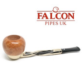 Falcon - Gold Plated Shillelagh Pipe Set with 2 x  Bowls
