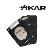 Xikar - Ultra Combo - Single Jet Mag Lighter & 60 Gauge Cutter - Black
