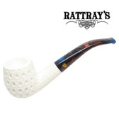 Rattrays - White Goddess -  Meerschaum Carved 4 - 9mm Filter Pipe