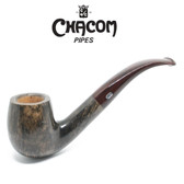 Chacom - Selected Straight Grain - Contrast  X - Bent Billiard 9mm Filter Pipe