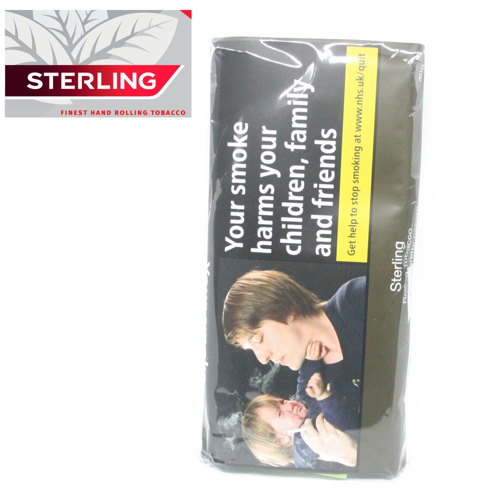 Download Sterling - Hand Rolling Tobacco - 50g Pouch - GQ Tobaccos