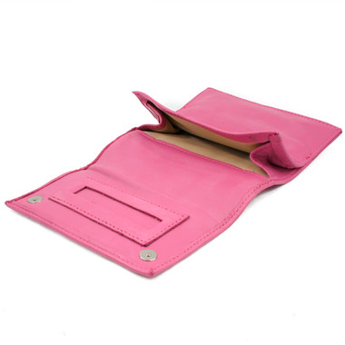 Artemis - Medium Fold Over Rolling Tobacco Pouch (Pink) - GQ Tobaccos